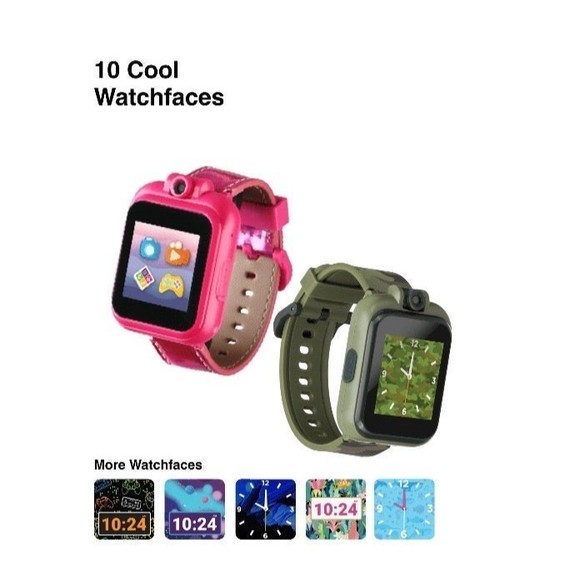 iTech Junior Girls Headphone & Smart Watch Set - Pink Pom Pom Z107 - Picture 7 of 10